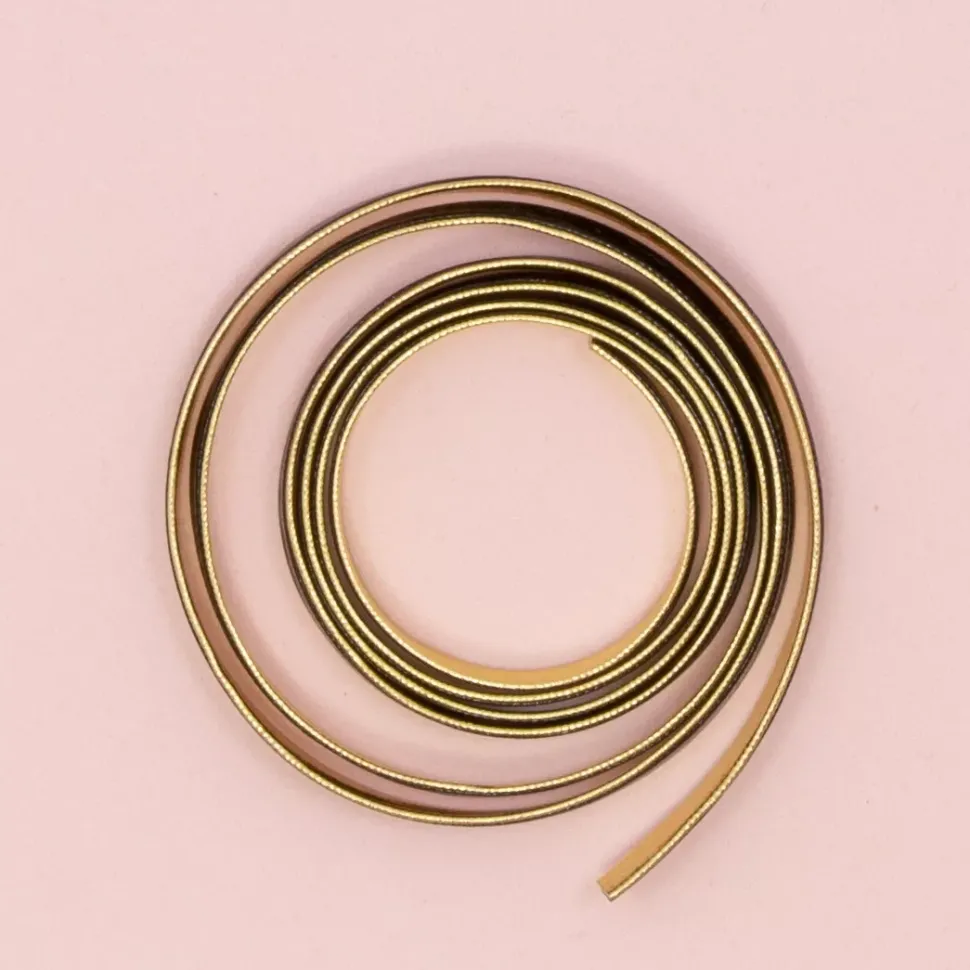 Cinta de Ecopiel Negro Craftelier 5mm