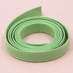 Cinta de Ecopiel Verde Pastel Craftelier 1cm