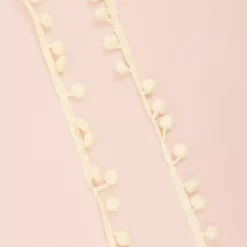 Cinta de Pompón Amarillo Pastel Craftelier 12mm