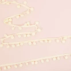 Cinta de Pompón Amarillo Pastel Craftelier 12mm