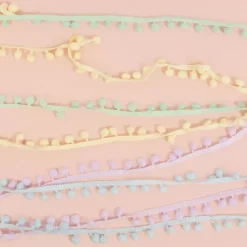 Cinta de Pompón Azul Marino Craftelier 12mm