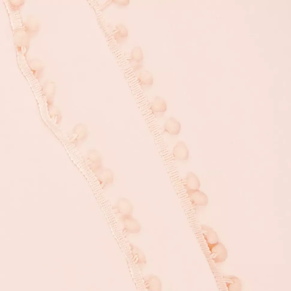 Cinta de Pompón Rosa Bebé Craftelier 12mm