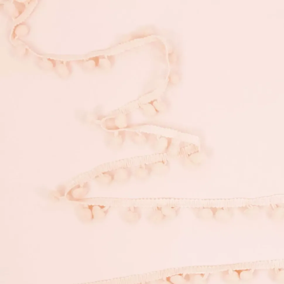 Cinta de Pompón Rosa Bebé Craftelier 12mm