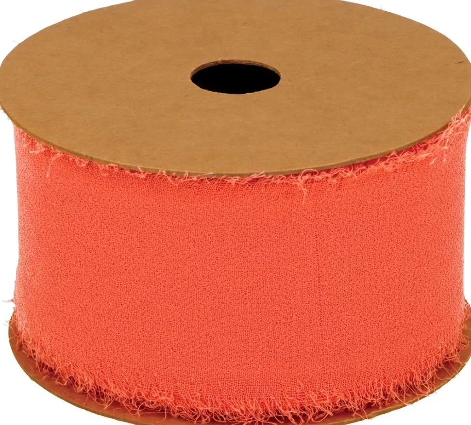 Cinta De Seda Coral Artemio 38mm