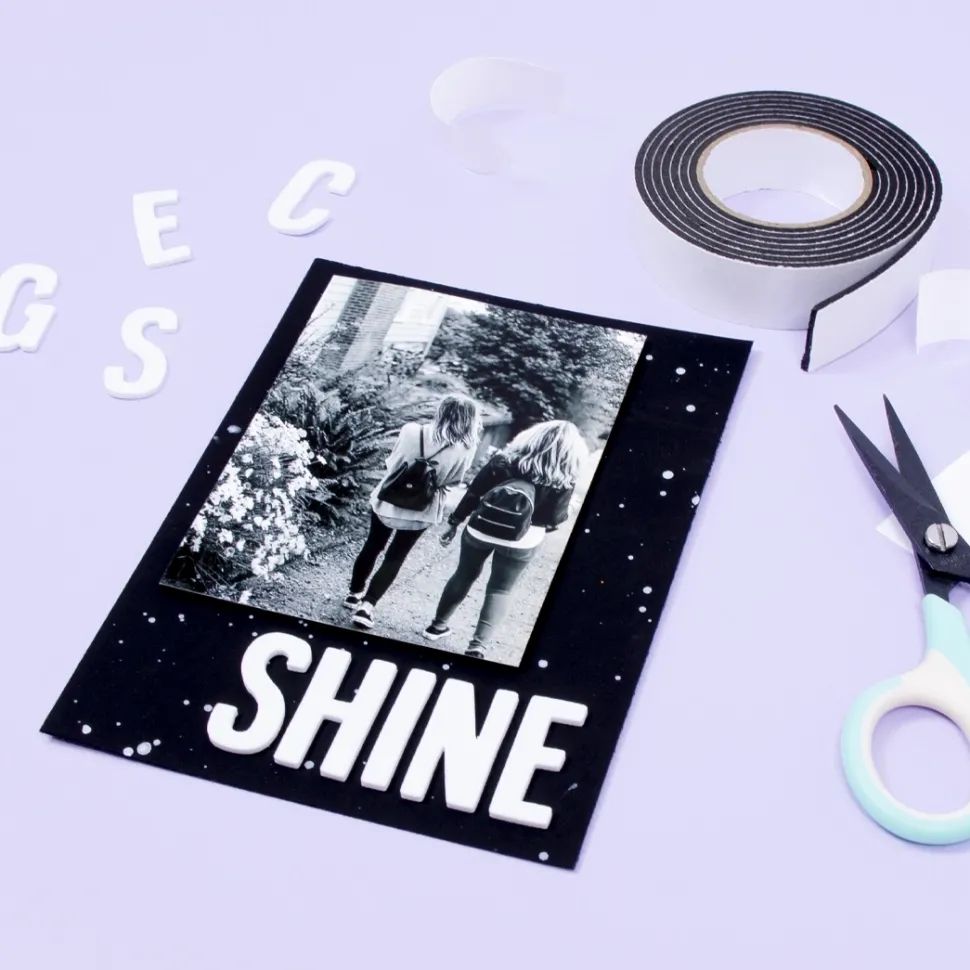 Cinta foam negro adhesivo doble cara Craftelier