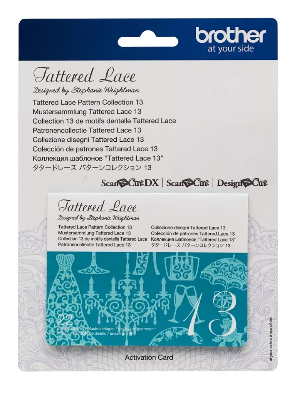 Colección de patrones Tattered Lace 13 Brother