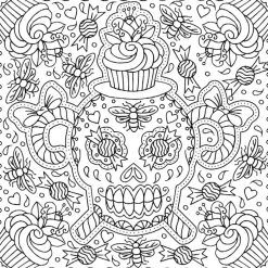 Coloring book Neo-Traditional tattoo