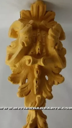 Columna Rococó de resina