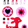 Complementos de fieltro cervatillos Sweet 13070015