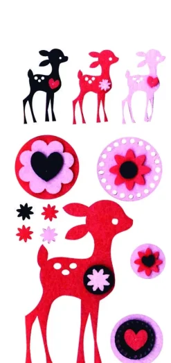 Complementos de fieltro cervatillos Sweet 13070015