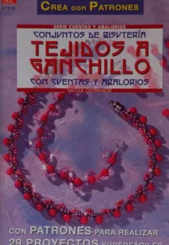 Conjuntos de bisutería tejidos a ganchillo con cuentas y abalorios