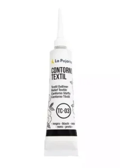 Contorno Textil Negro La Pajarita 20ml