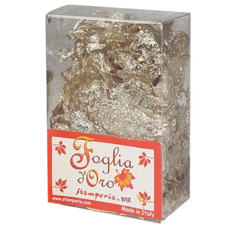 Copos de hojas Plata Stamperia