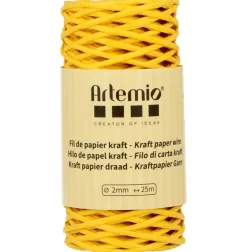 Cordón de Papel Amarillo Artemio 2mm