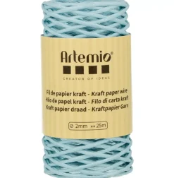 Cordón de Papel Azul Claro Artemio 2mm