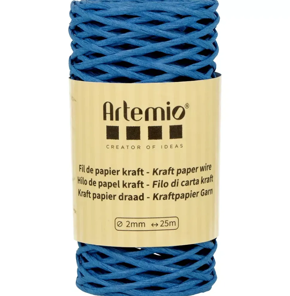 Cordón de Papel Azul Marino Artemio 2mm