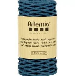 Cordón de Papel Azul Oscuro Artemio 2mm