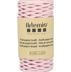 Cordón de Papel Rosa Palo Artemio 2mm