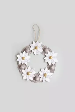 Corona de Flores de Papel Maché Décopatch