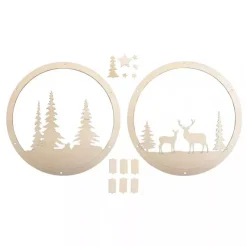 Corona de Madera Winterland Rayher