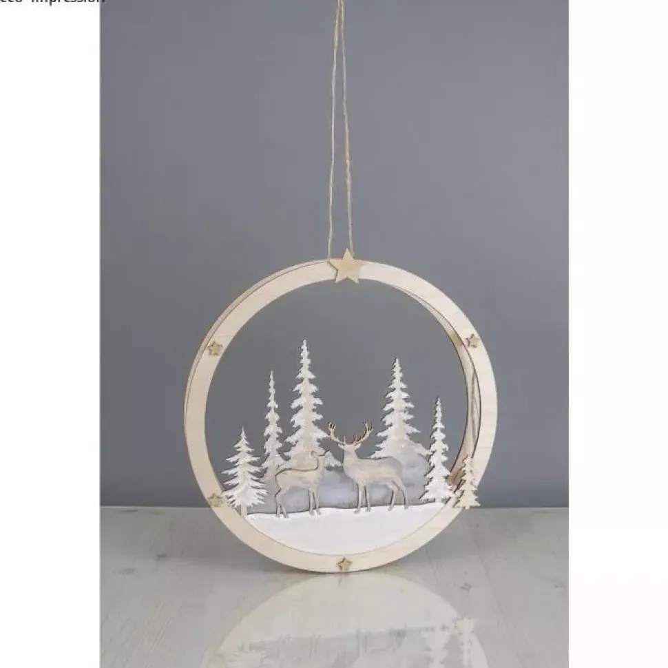 Corona de Madera Winterland Rayher