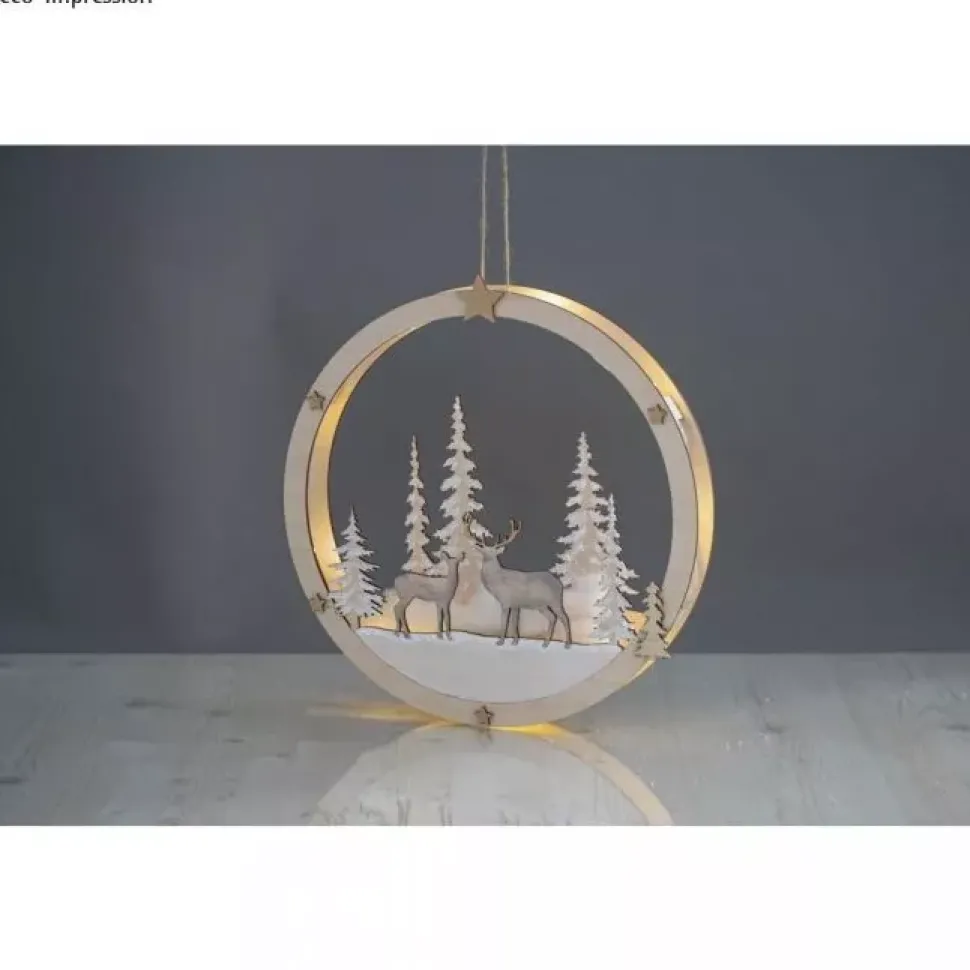 Corona de Madera Winterland Rayher