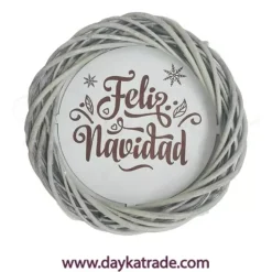 Corona Feliz Navidad Dayka