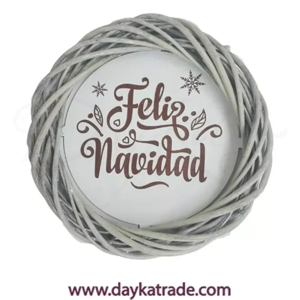 Corona Feliz Navidad Dayka