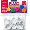 Cortadores para Fimo flores, estrellas y corazón