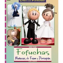 Crea con patrones fofuchas, muñecas de Foamy y Porexpán 51004