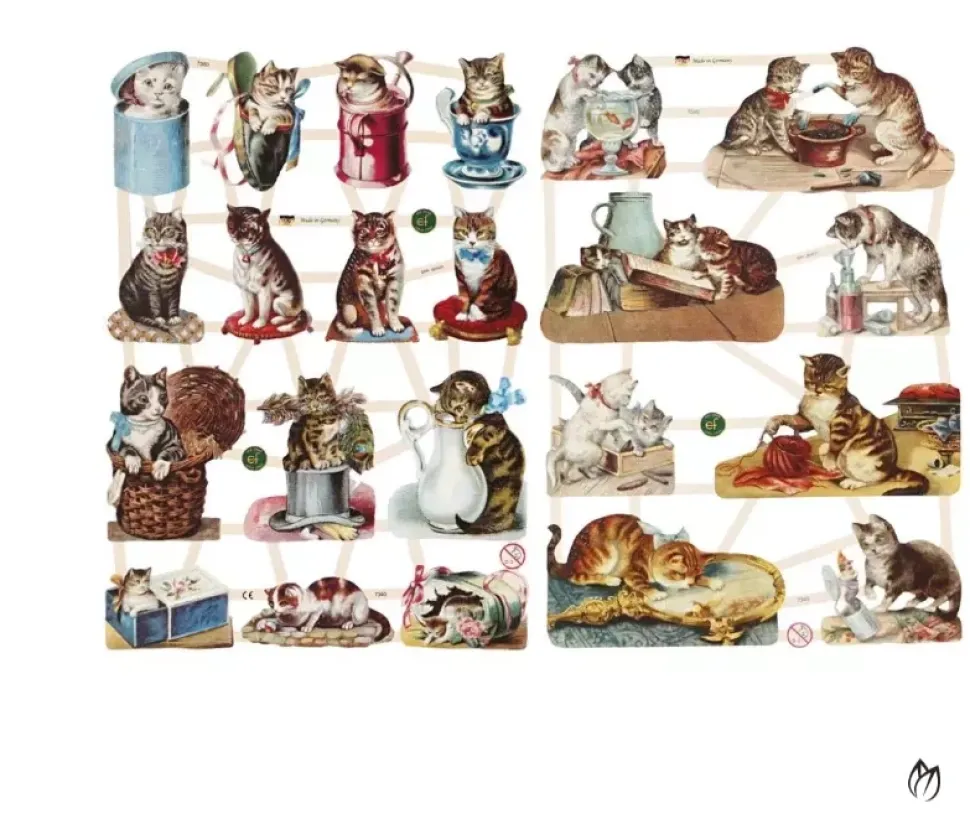 Cromos Vintage Gatos Creativ Company