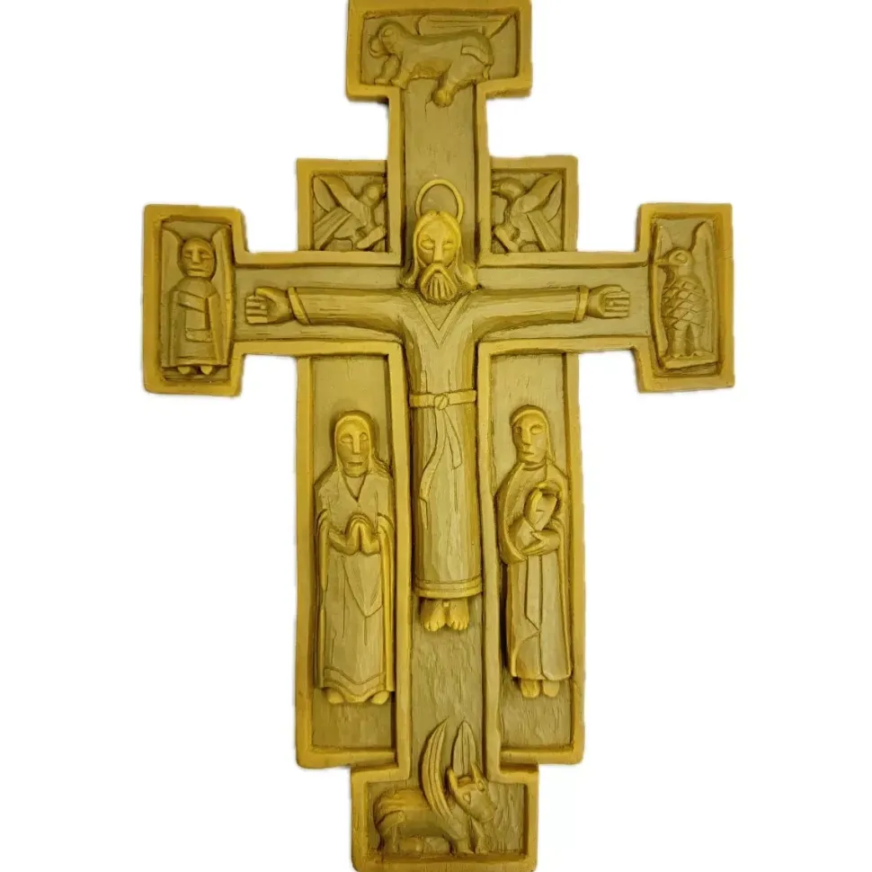 Cruz Bizantina en resina