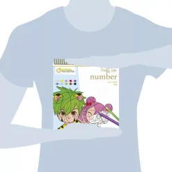 Cuaderno de Colorear Números Graffy Pop Manga Avenue Mandarine