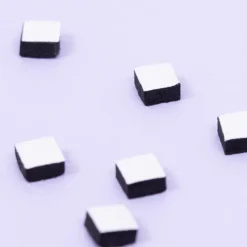 Cuadrados adhesivos de foam negro Craftelier 1600 unidades