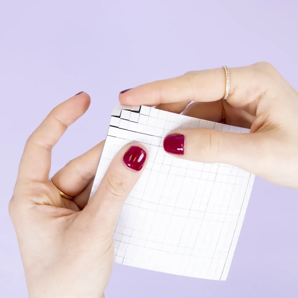 Cuadrados adhesivos de foam negro Craftelier 1600 unidades