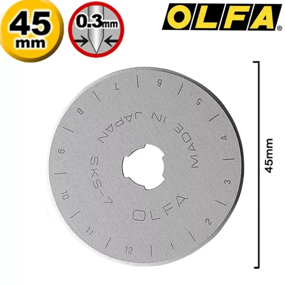 Cuchillas Circular Olfa RB45-1 de 45 mm