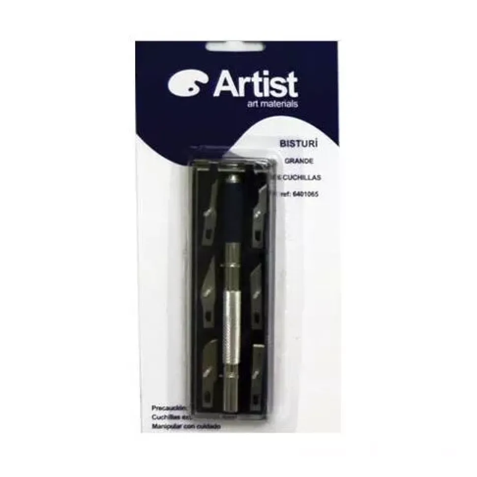 Cuchillo bisturi grande + 6 recambios