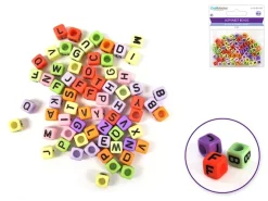 Cuentas de Colores Abecedario MultiCraft 6mm