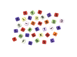 Cuentas de Colores Abecedario MultiCraft 8mm