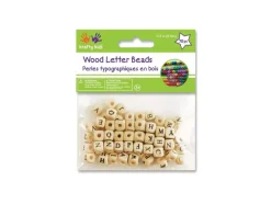 Cuentas de Madera Abecedario MultiCraft 8mm