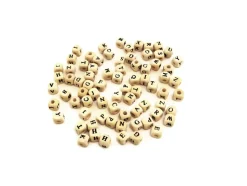 Cuentas de Madera Abecedario MultiCraft 8mm