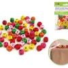 Cuentas de Madera de Colores Abecedario MultiCraft 10mm