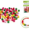 Cuentas de Madera de Colores Abecedario MultiCraft 8mm