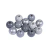 Cuentas de Madera Gris Oscuro Rayher 12mm
