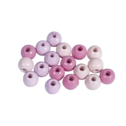 Cuentas de Madera Rosado Rayher 6mm
