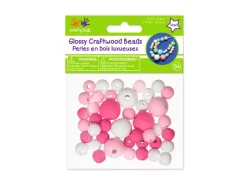 Cuentas de Madera Tonos Rosas MultiCraft