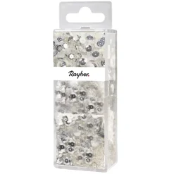 Cuentas de Vidrio Plata Rayher 80g