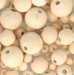 Cuentas Madera Redondas Artemio 130pz