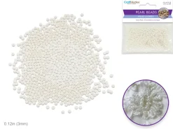 Cuentas Perladas Marfil MultiCraft 3mm