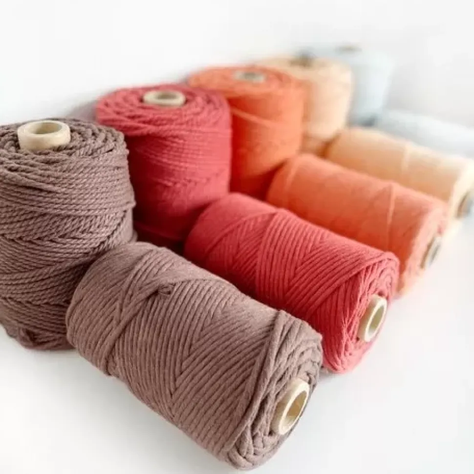 Cuerda de Macramé 3 Cabos Albaricoque Casasol 5mm